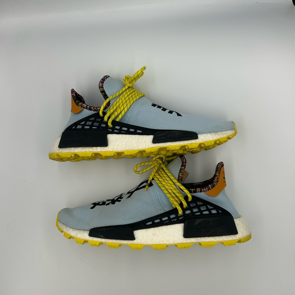 Adidas Pharrell Williams NMD Hu Inspiration Pack Sky Blue Size 10 EE7581